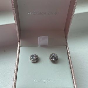 Never Worn: Classic Sterling Silver Earrings